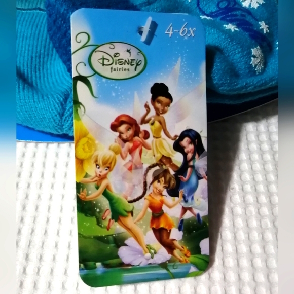 *HOST PICK* Disney Fairies Tinkerbell Girls Hat Toque and Gloves NWT Size 4 -6X - Picture 3 of 3